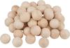 Perles en bois non percées VBS « Ø 25 mm »