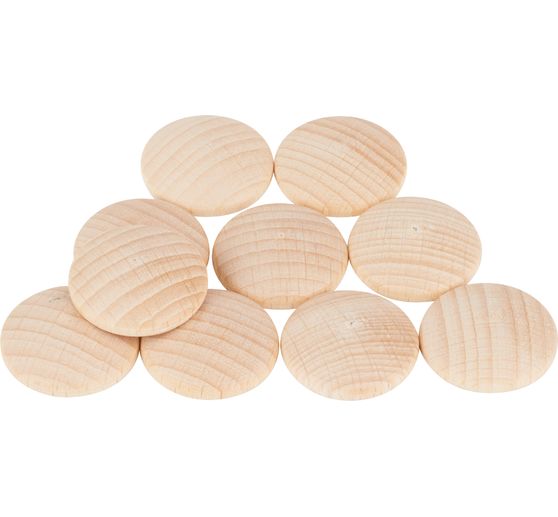 Disques en bois bombés