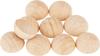 Demi-perles en bois non percées VBS, 10 pièces