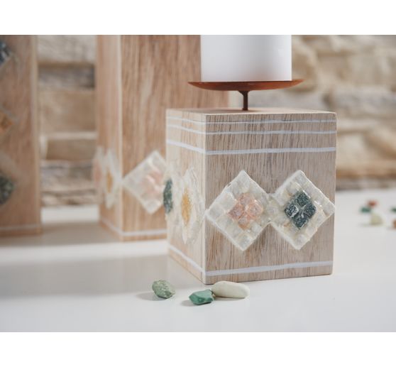 Colle mosaïque transparente