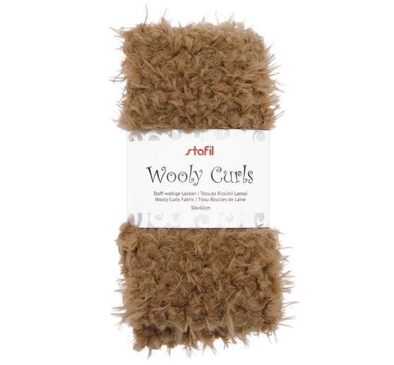 Tissu peluche « Boucles de laine »