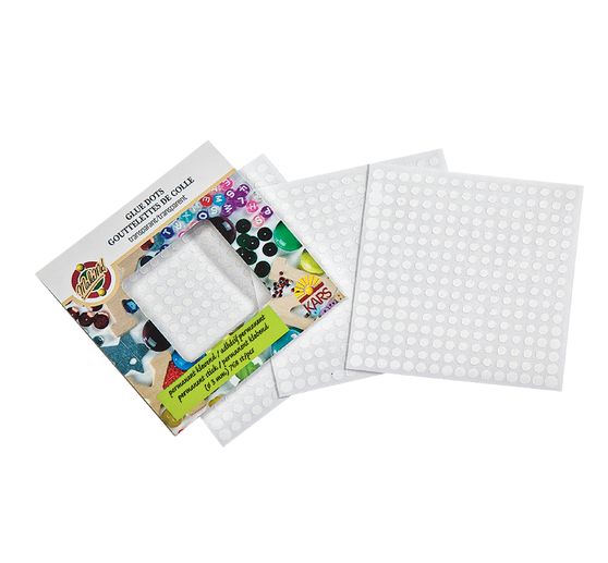 Petites pastilles adhésives, 768 pc., Ø 3 mm.