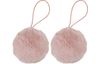 Boule en fausse fourrure « Filis », env. Ø 9 cm, 2 pc.