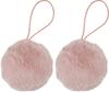 Boule en fausse fourrure « Filis », env. Ø 9 cm, 2 pc.