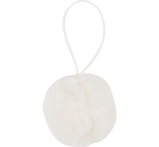 Boule en fausse fourrure « Filis », env. Ø 9 cm, 2 pc.