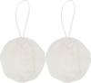 Boule en fausse fourrure « Filis », env. Ø 9 cm, 2 pc.
