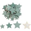 Mini-formes étoiles « Sammi », 36 pc. env. 4 x 3,2 x 2 cm Menthe à l'eau