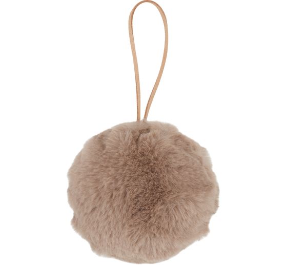Boule en fausse fourrure « Filis », env. Ø 9 cm, 2 pc.