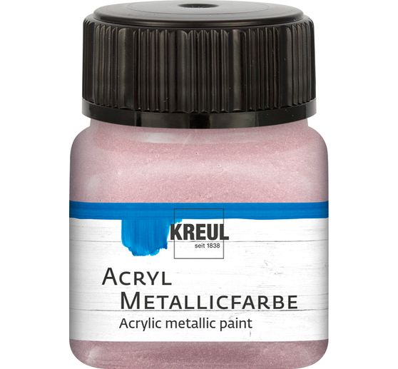 Peinture acrylique métallisée, 20 ml