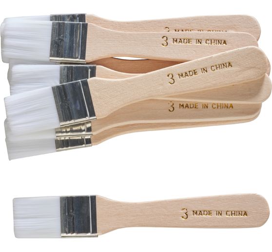 Pinceaux plats VBS « n° 3 », 23 mm, 10 pc.