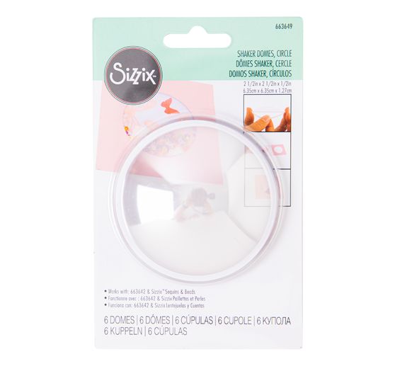 Sizzix Shaker Domes "Round"