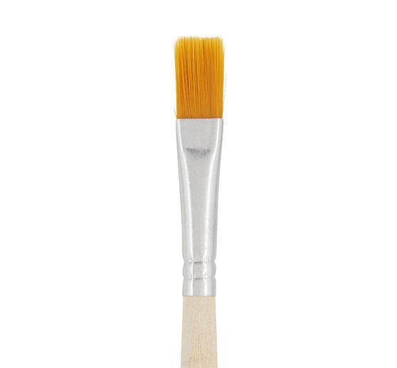 Pinceaux plats poils synthétiques VBS « Assortiment », 100 pc.