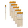 Pinceaux plats poils synthétiques VBS « n° 12 », 50 pc.