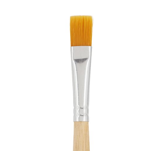 Pinceaux plats poils synthétiques VBS « n° 8 », 50 pc.