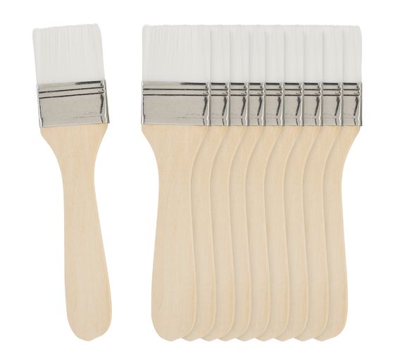 VBS Priming brush "Size 6", 35 mm, 10 pieces