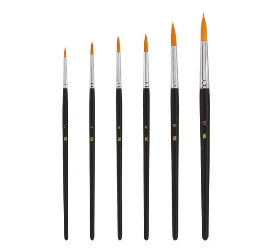 Pinceaux ronds « BASIC » VBS, set de 6