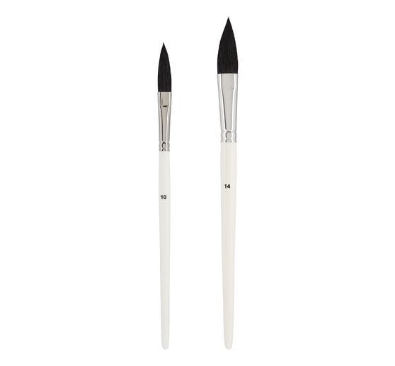 Pinceaux pour peinture sur soie VBS, set de 2