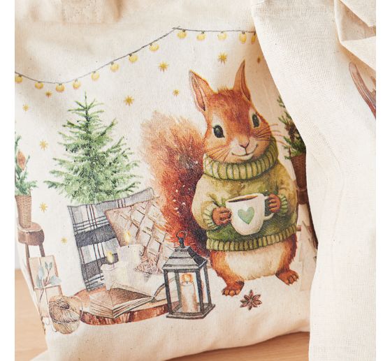 Sac en coton VBS, 22 x 26 cm, coton couleur naturelle