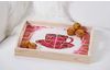 Plateaux en bois VBS, set de 3 