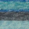 Laine Gründl Hot Socks « Lago » Gris ardoise/Bleu turquoise/ Bleu jeans chiné