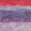 Laine Gründl Hot Socks « Lago », 4 brins, 100 g Fuchsia/Violet/Rouge corail chiné