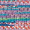 Laine Gründl Hot Socks « Lazise » Rose saumoné clair/Vert mer/Tilleul/Corail chiné