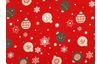 Tissu coton au mètre « Boules de Noël »