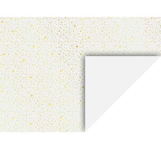 Papier cartonné à motifs « Etoiles », 50 x 70 cm