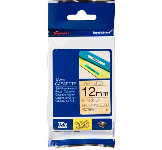 Ruban inscriptible brother P-Touch Premium, 12 mm