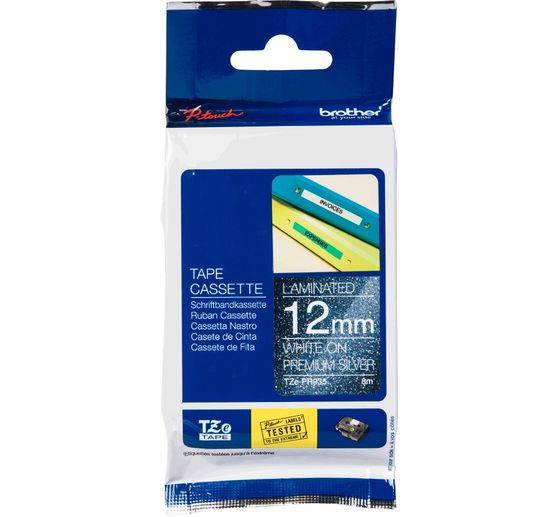 Ruban inscriptible brother P-Touch Premium, 12 mm