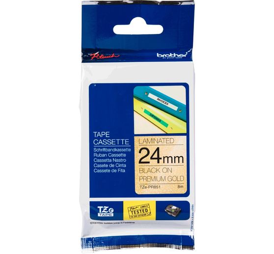 Ruban inscriptible brother P-Touch Premium, 24 mm