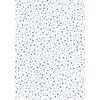 Papier cartonné « Mini-étoiles », 50 x 70 cm Bleu