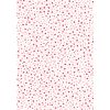 Papier cartonné « Mini-étoiles », 50 x 70 cm Rouge