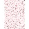 Papier cartonné « Mini-étoiles » Rouge