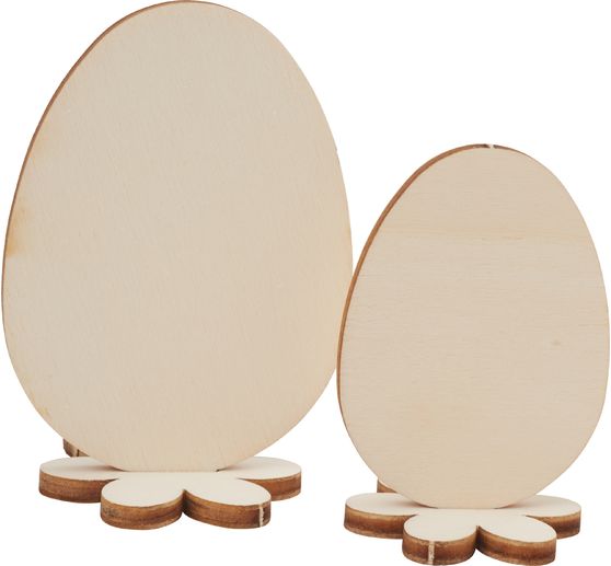 VBS Motif à enficher "Oeuf sur pied", set de 2 grands