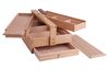 Mallette à outils en bois VBS, env. 36,5 x l 24 x H 19 cm