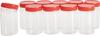 VBS Plastic boxes with screw cap, 200 ml, 10 pieces