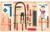 Boîte à outils pour scie à chantourner, 18 pc.