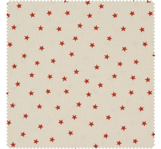 Tissu coton au mètre maison de campagne « Etoiles »