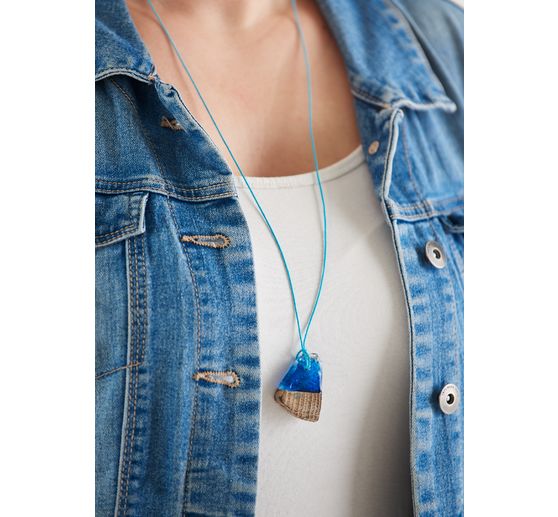 VBS Wooden beads with natural grain, Ø 8 mm, 100 g
