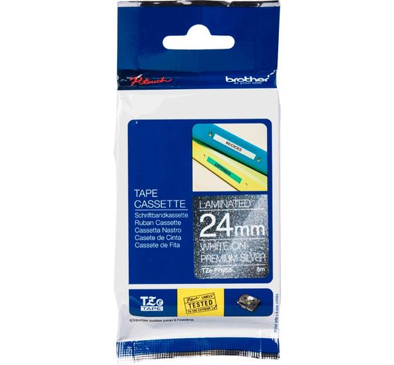 Ruban inscriptible brother P-Touch Premium, 24 mm