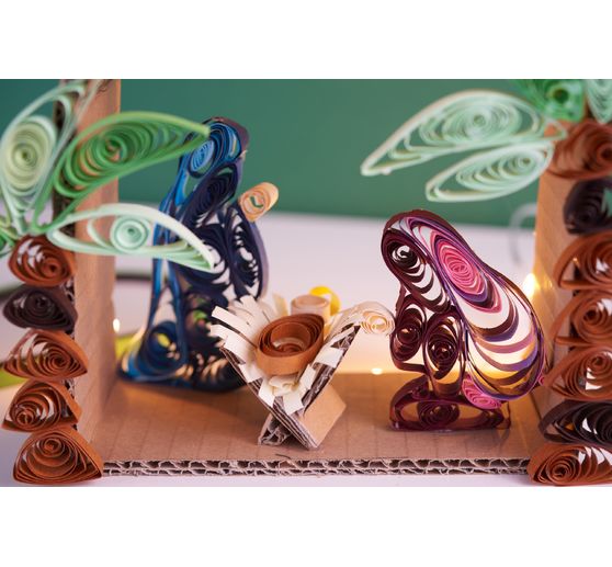VBS Quilling stencil incl. foam underlay