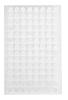 Pastilles velours crochet, Blanc, 112 pc., Ø 6 mm