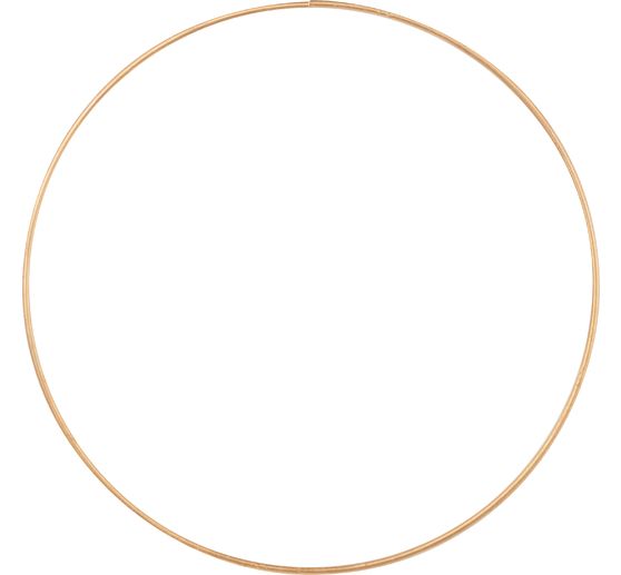 Anneau en métal « Cercle », Doré