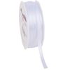 Ruban satin « Uni », 6 mm Blanc