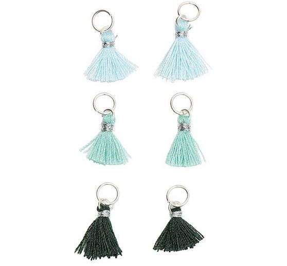 Mini tassels with eyelet
