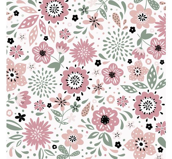 Serviette « Imprimé floral »