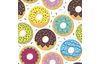Serviette « Donuts multicolores »