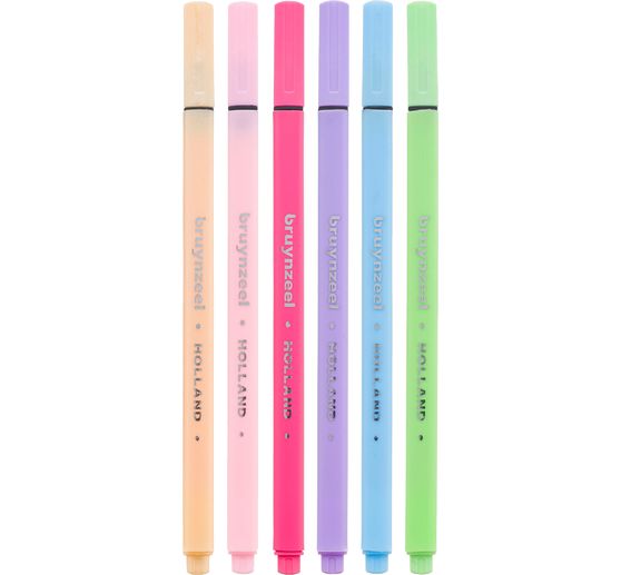 Set de fineliners Bruynzeel, 6 pc.