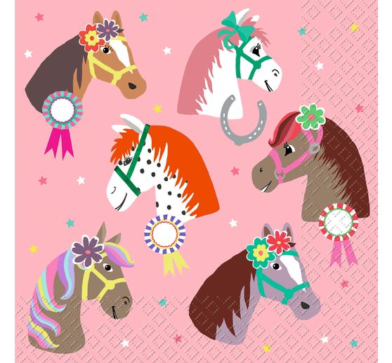 Serviette « Têtes de cheval »